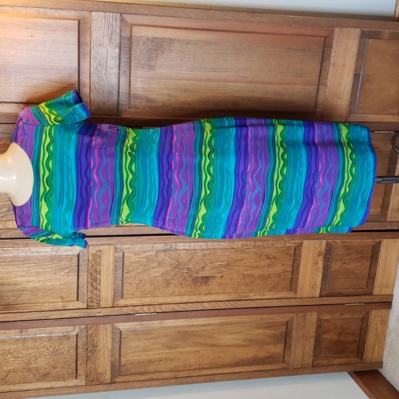 Spencer Jeremy Women's Silk Sheath Dress and Jacket Set, Sz 6 - Picture 4 of 7